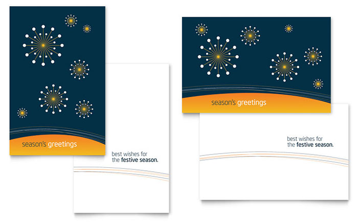 free greeting card template for mac